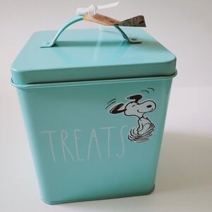 Rae Dunn x PEANUTS TREATS dog canister
